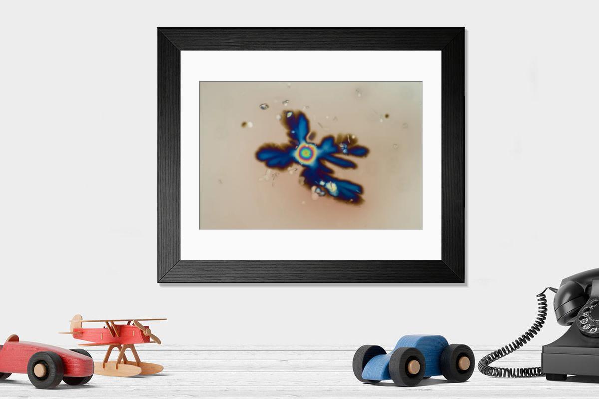 Shown hanging in a room: Modern 14"x12" (36x31cm)