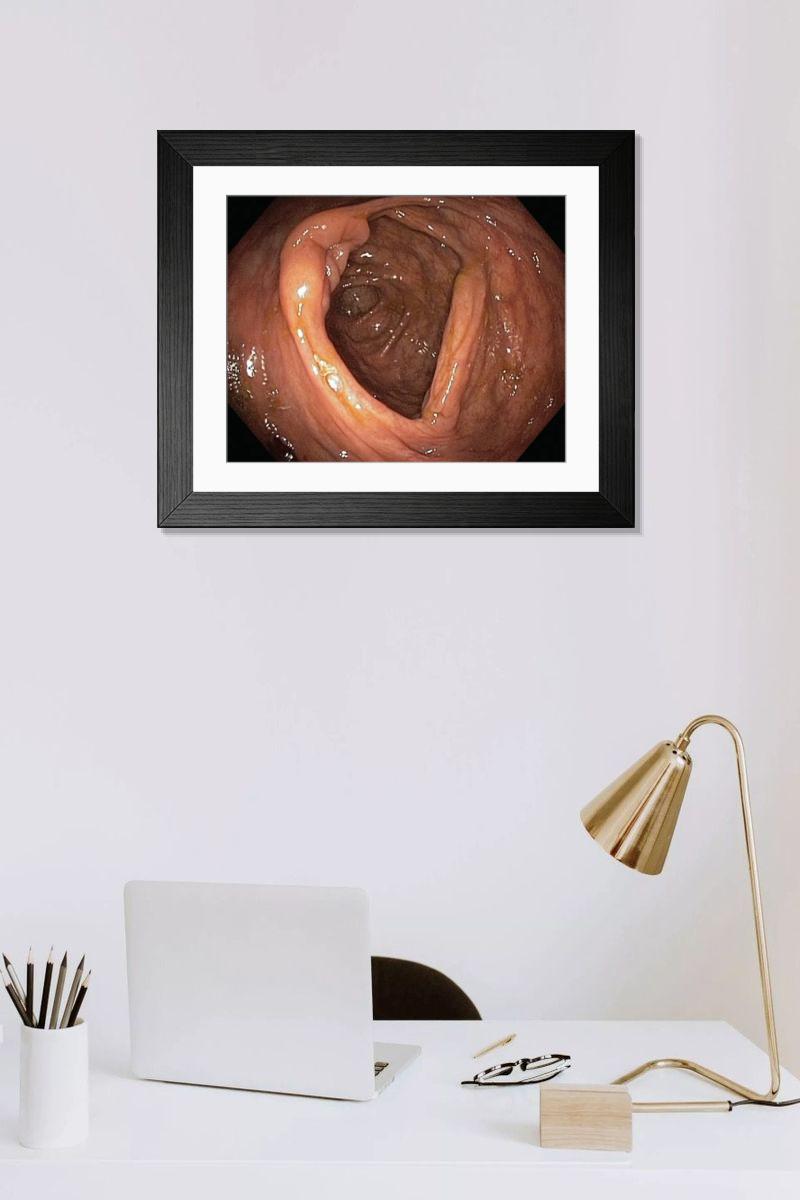 Shown hanging in a room: Modern 14"x12" (36x31cm)
