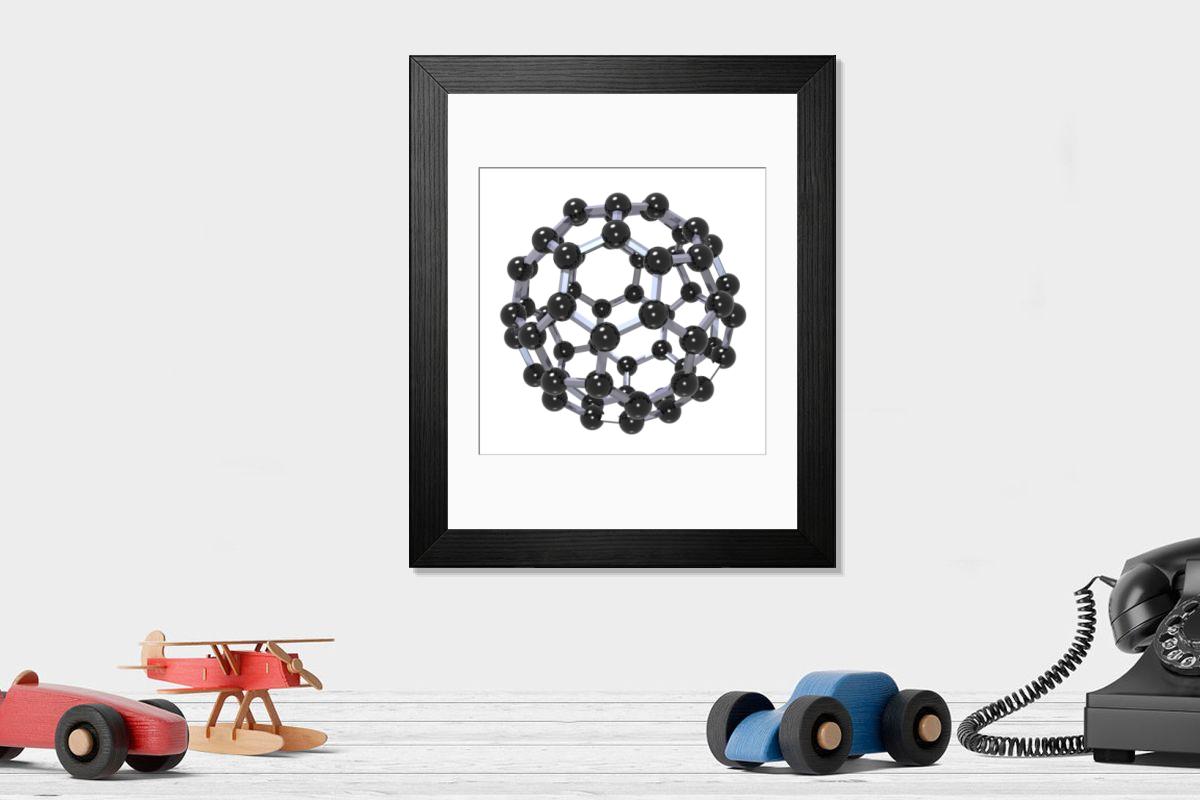 Shown hanging in a room: Modern 14"x12" (36x31cm)