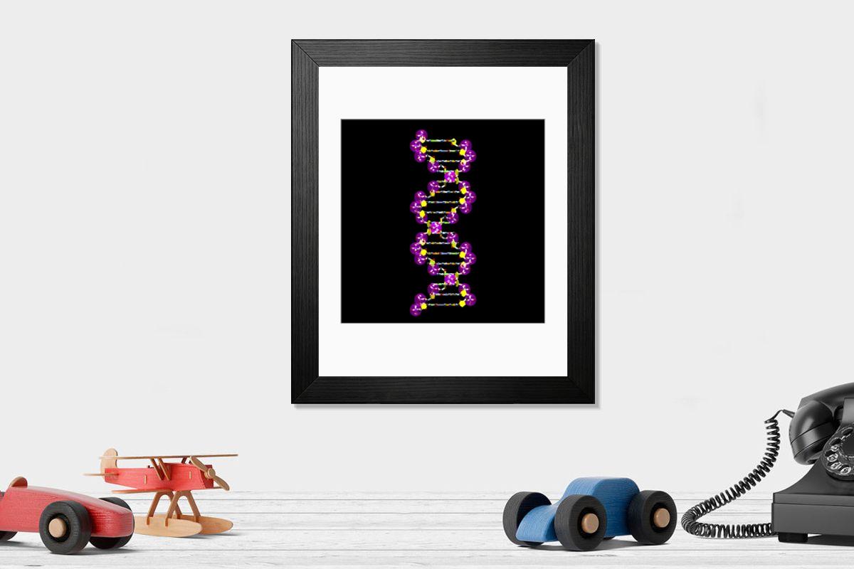 Shown hanging in a room: Modern 14"x12" (36x31cm)