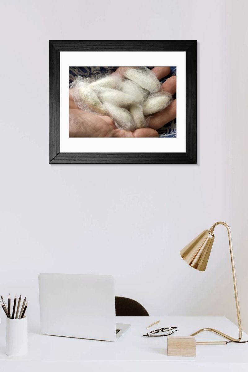 Shown hanging in a room: Modern 14"x12" (36x31cm)