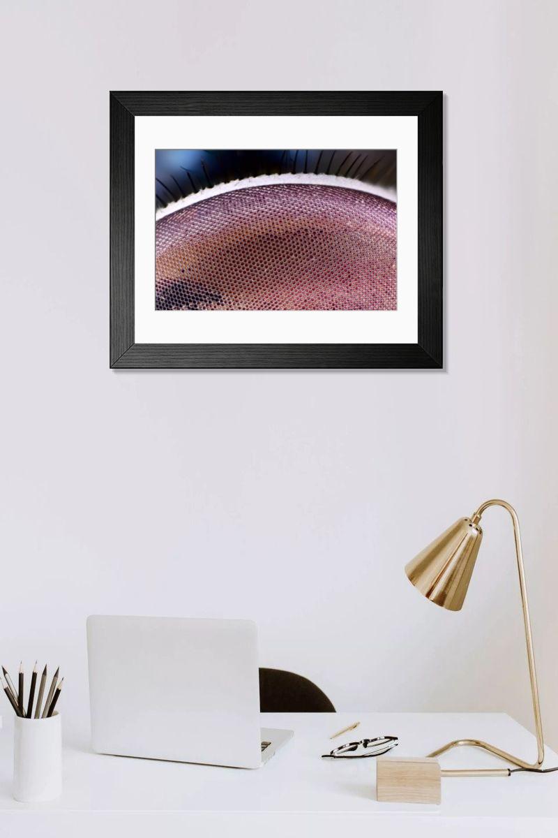 Shown hanging in a room: Modern 14"x12" (36x31cm)