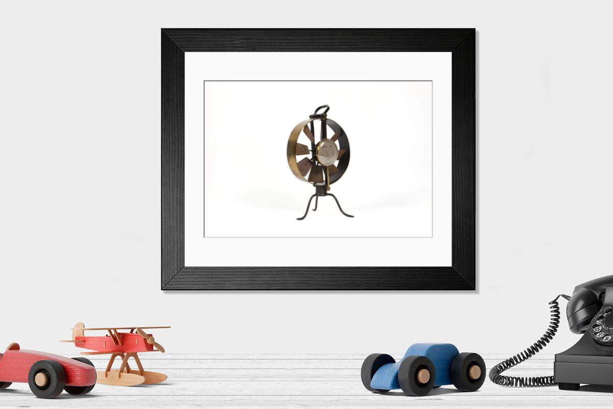 Shown hanging in a room: Modern 14"x12" (36x31cm)