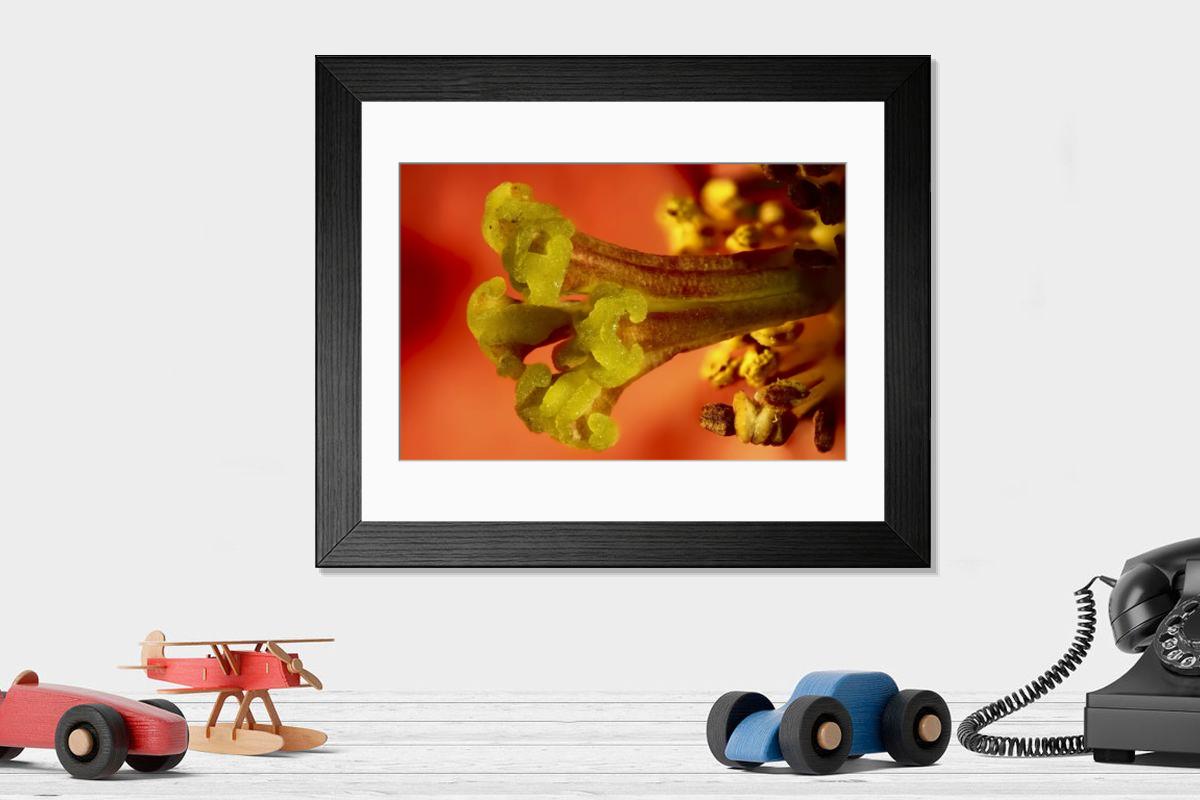 Shown hanging in a room: Modern 14"x12" (36x31cm)