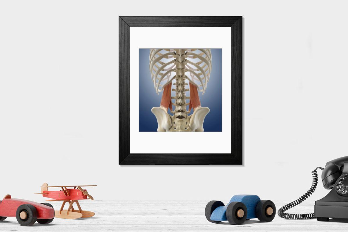Shown hanging in a room: Modern 14"x12" (36x31cm)