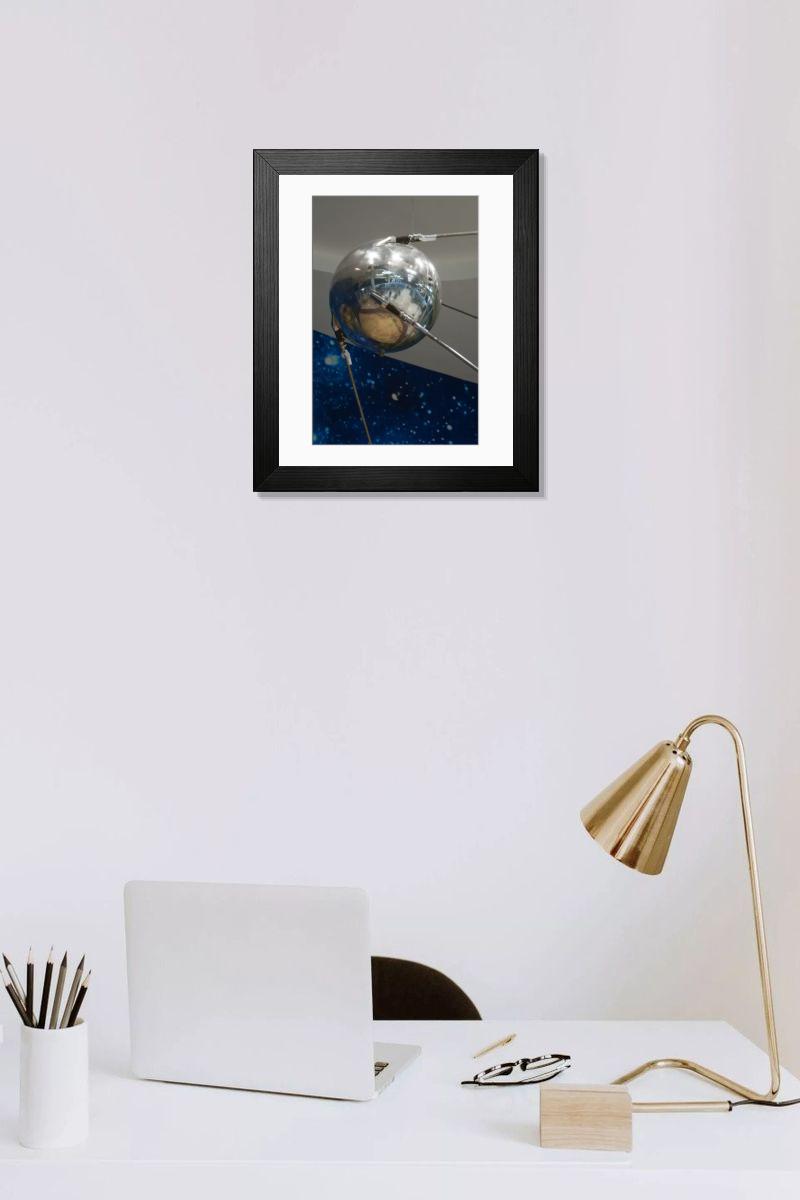 Shown hanging in a room: Modern 14"x12" (36x31cm)