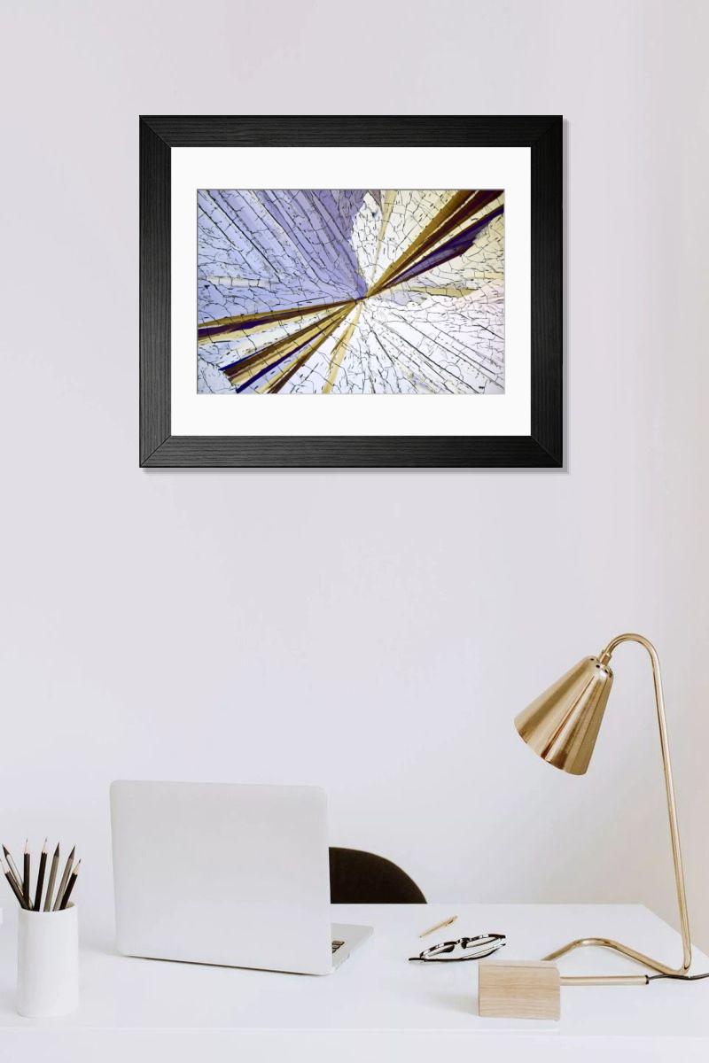 Shown hanging in a room: Modern 14"x12" (36x31cm)