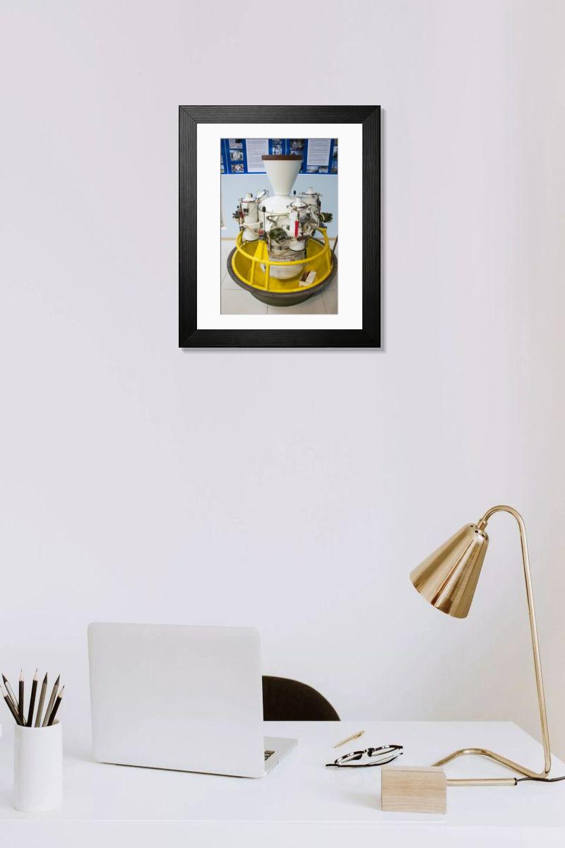 Shown hanging in a room: Modern 14"x12" (36x31cm)