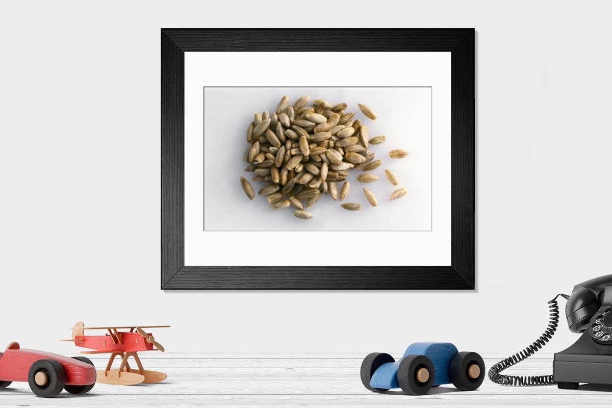 Shown hanging in a room: Modern 14"x12" (36x31cm)