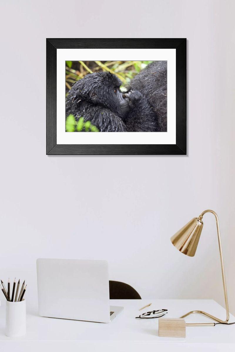 Shown hanging in a room: Modern 14"x12" (36x31cm)