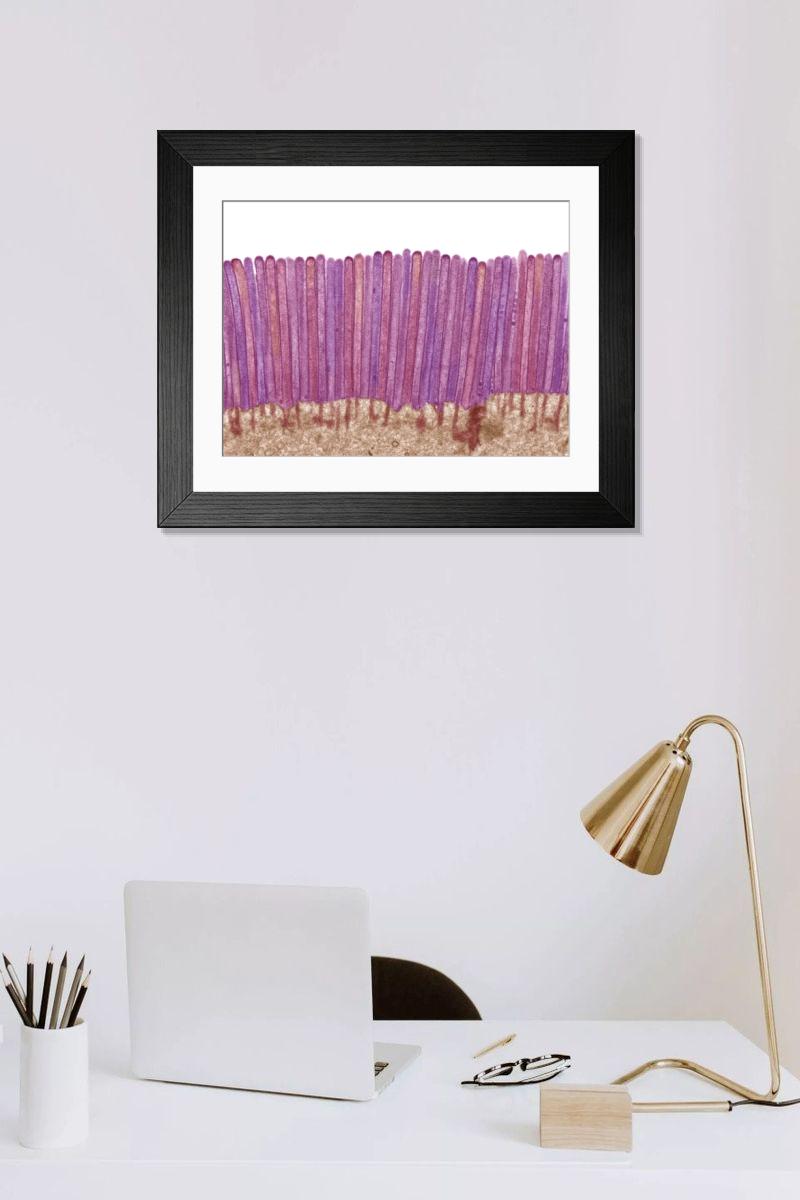 Shown hanging in a room: Modern 14"x12" (36x31cm)