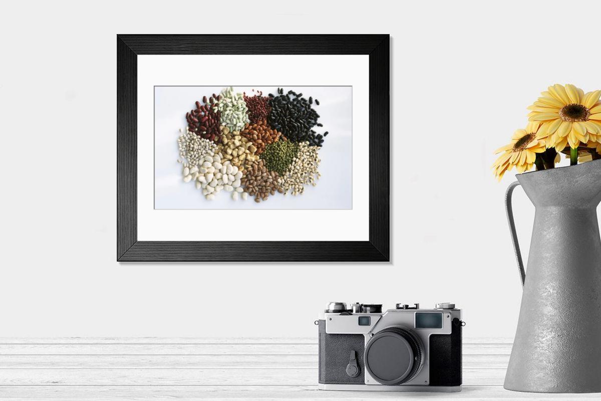 Shown hanging in a room: Modern 14"x12" (36x31cm)