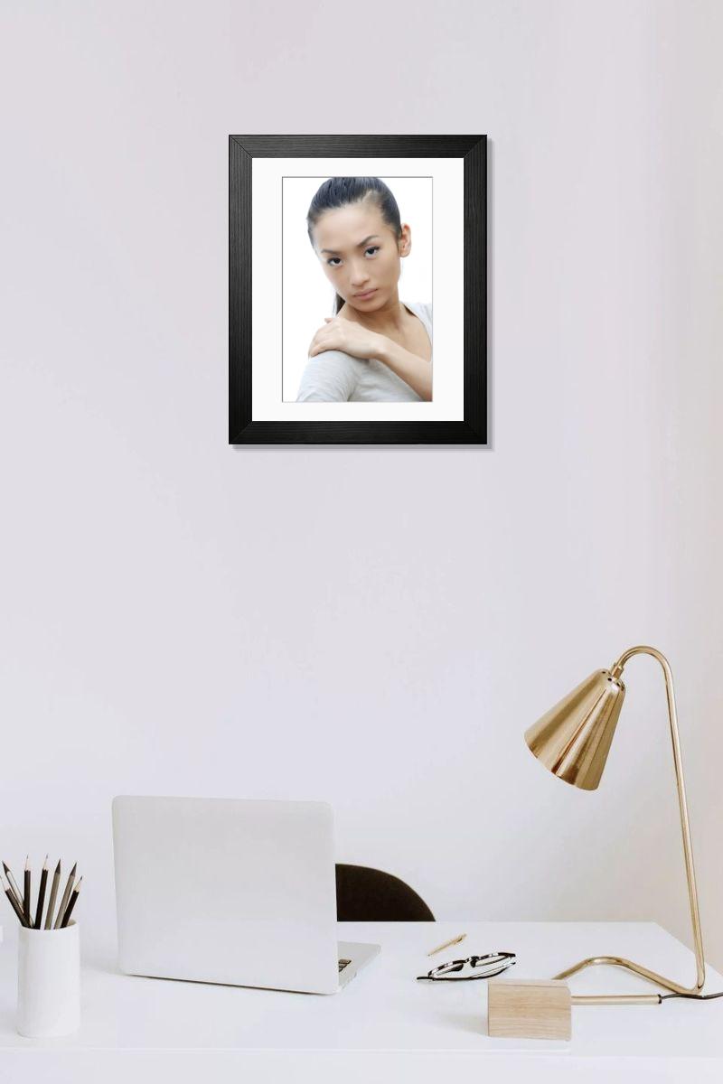 Shown hanging in a room: Modern 14"x12" (36x31cm)