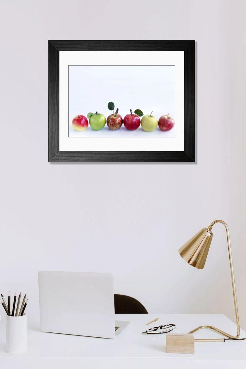 Shown hanging in a room: Modern 14"x12" (36x31cm)