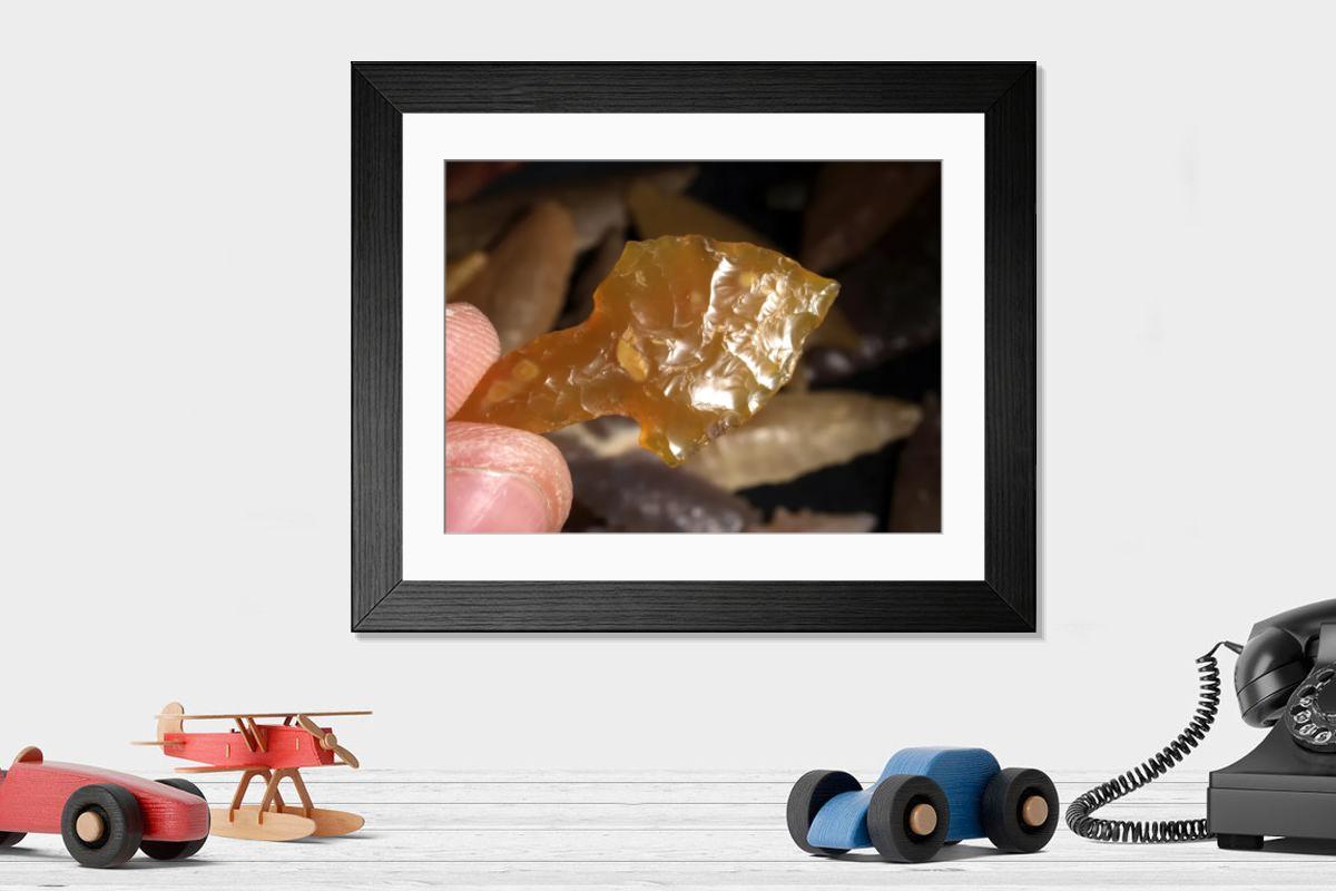 Shown hanging in a room: Modern 14"x12" (36x31cm)