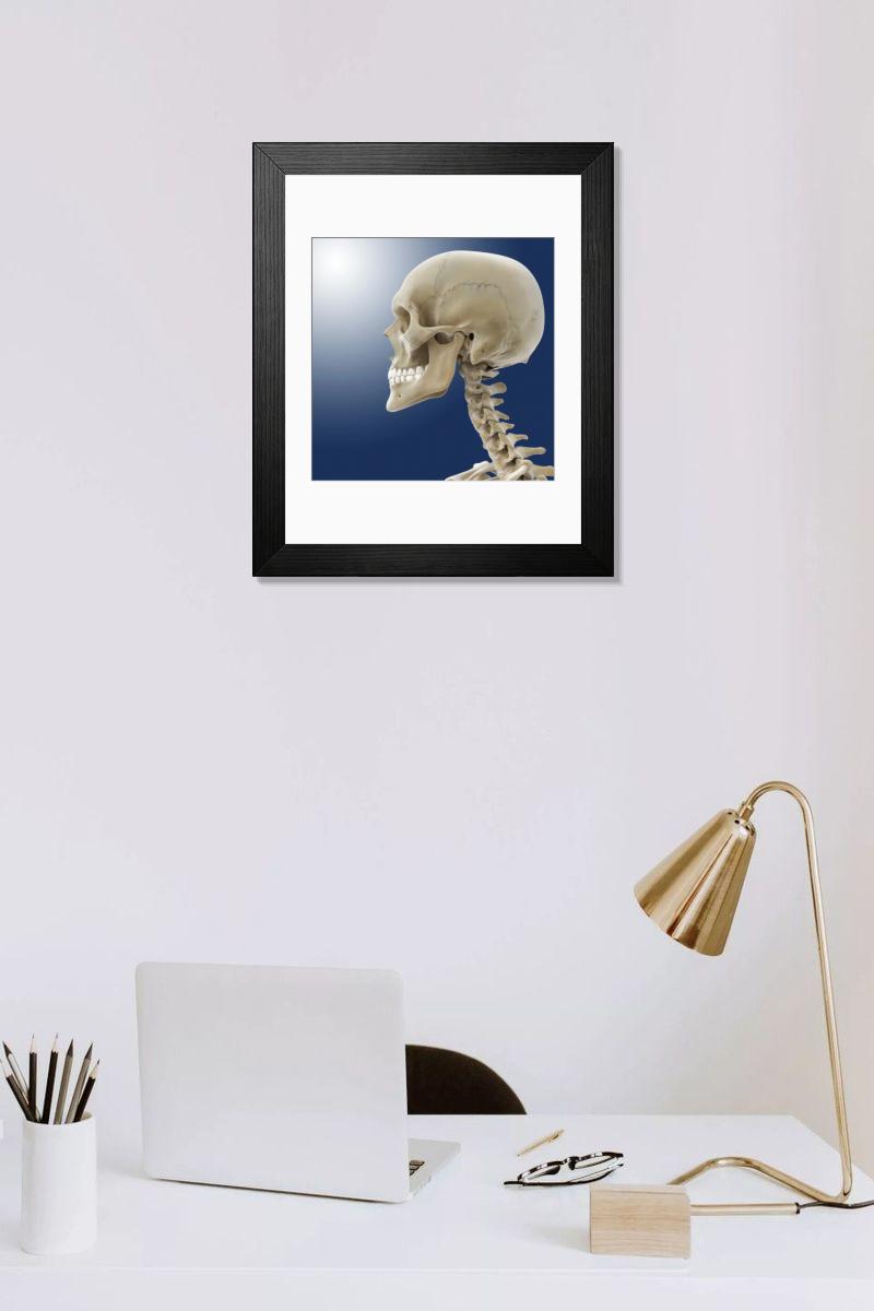 Shown hanging in a room: Modern 14"x12" (36x31cm)