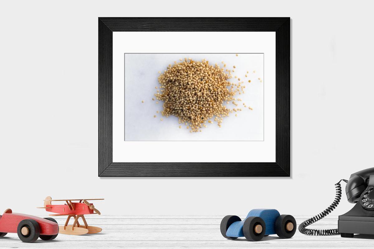 Shown hanging in a room: Modern 14"x12" (36x31cm)