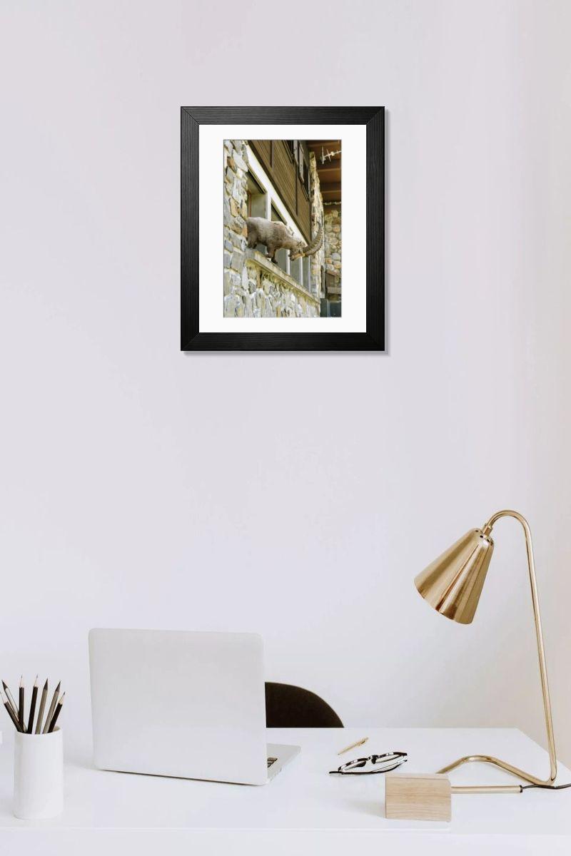 Shown hanging in a room: Modern 14"x12" (36x31cm)