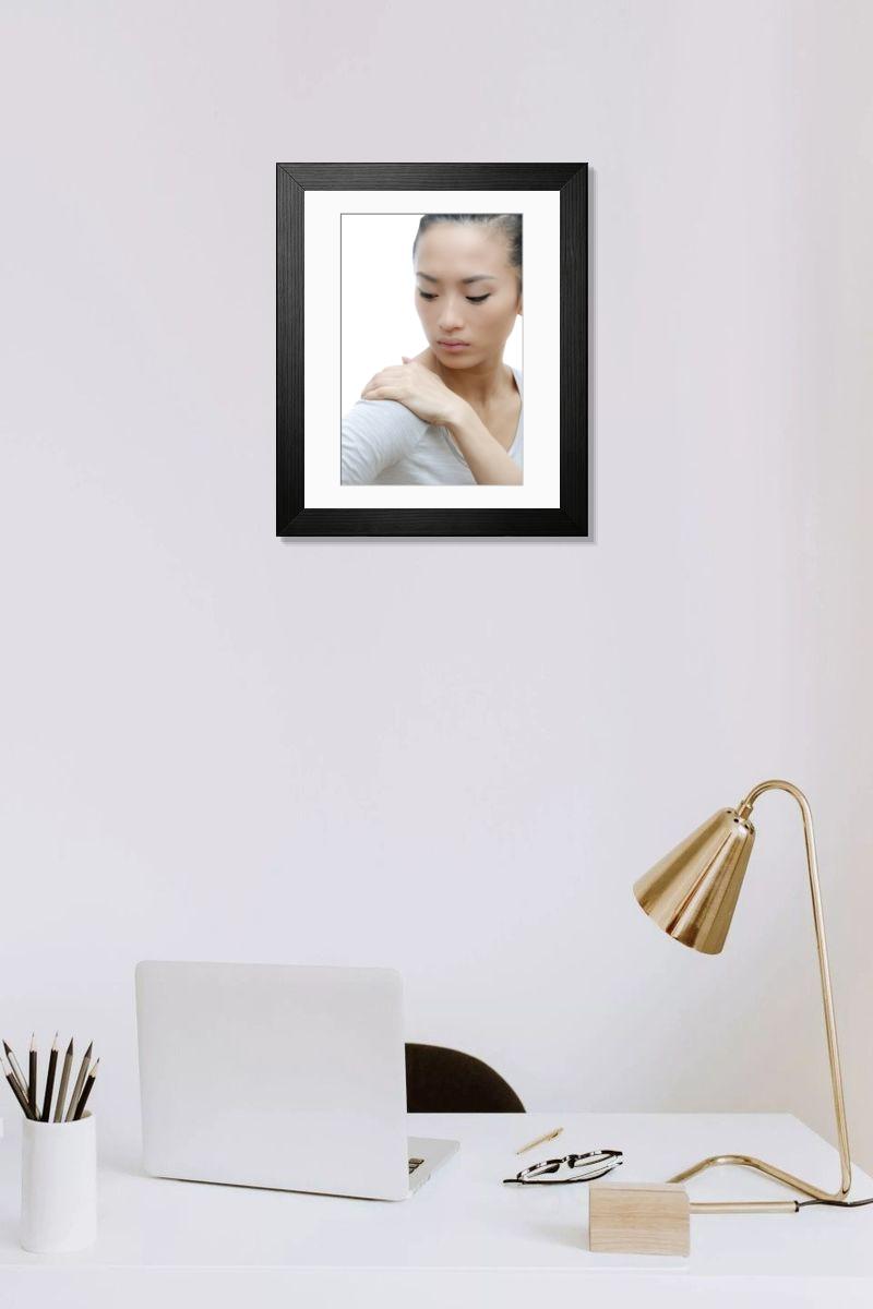 Shown hanging in a room: Modern 14"x12" (36x31cm)
