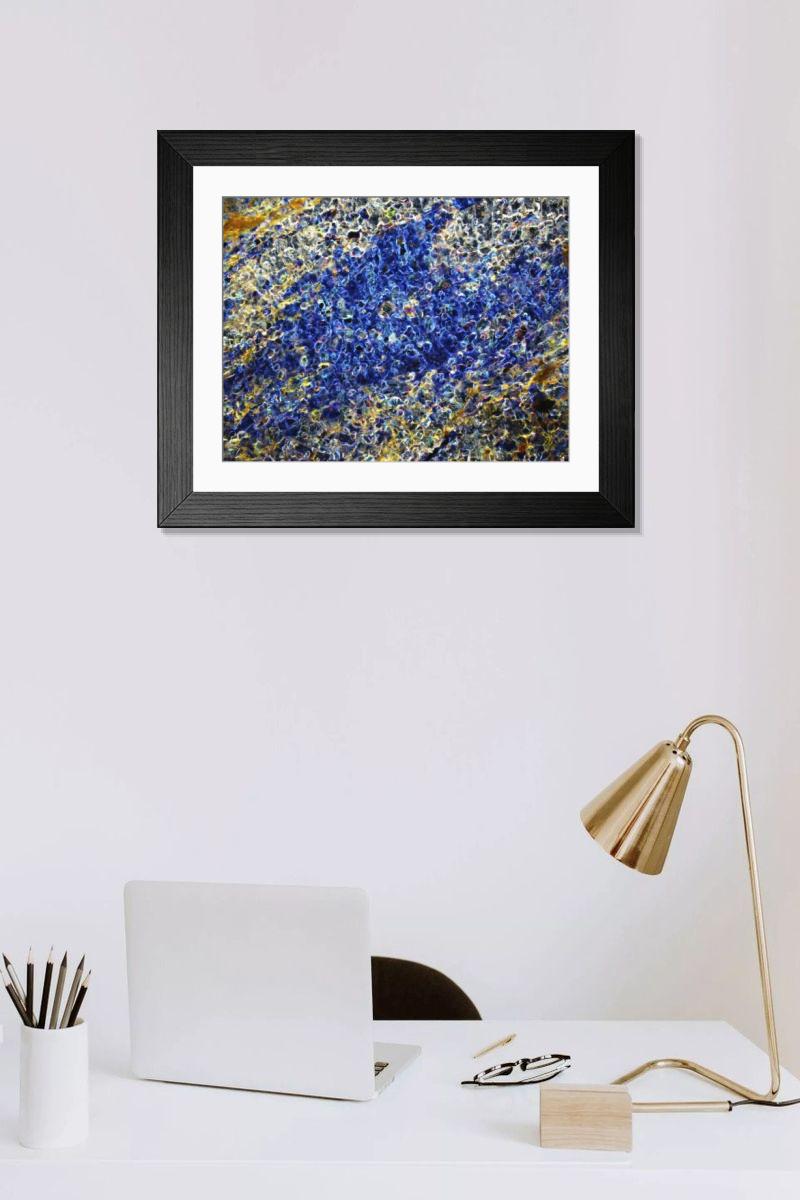 Shown hanging in a room: Modern 14"x12" (36x31cm)