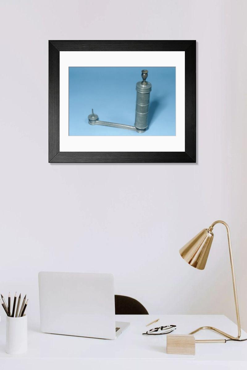 Shown hanging in a room: Modern 14"x12" (36x31cm)