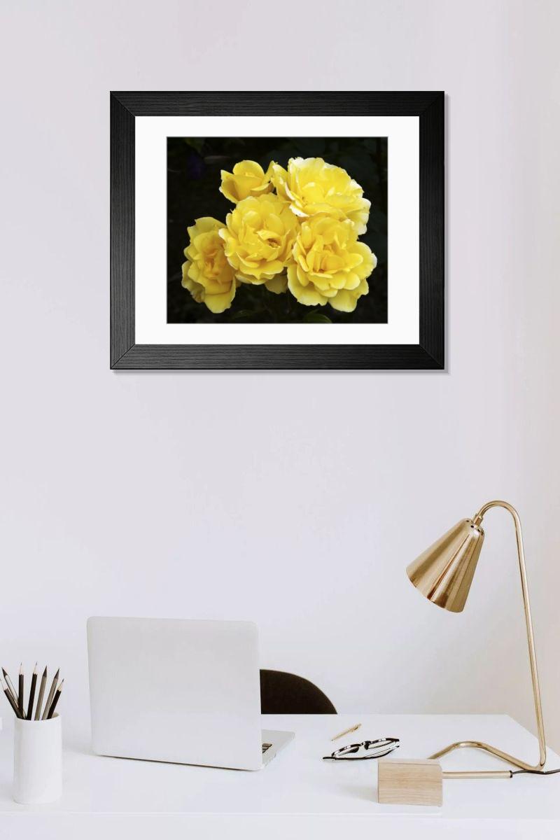 Shown hanging in a room: Modern 14"x12" (36x31cm)