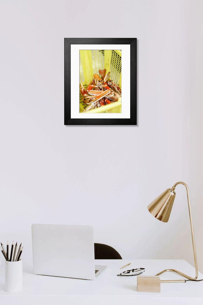 Shown hanging in a room: Modern 14"x12" (36x31cm)