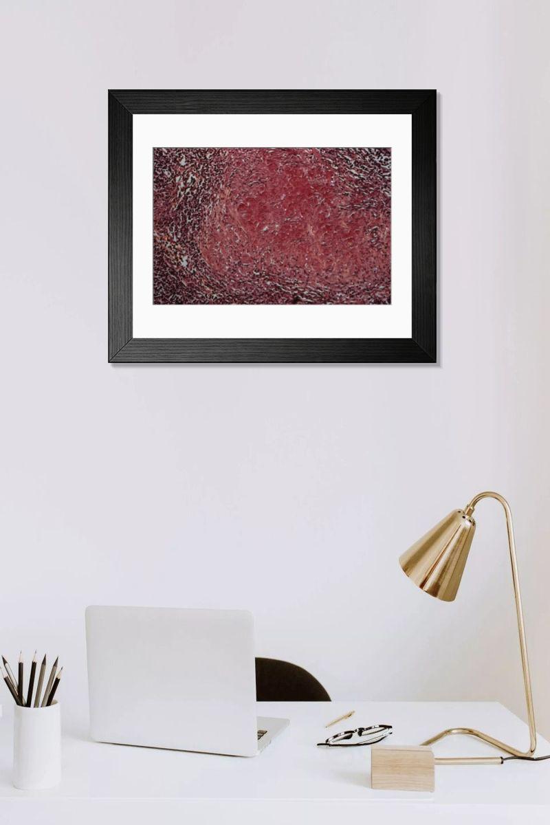Shown hanging in a room: Modern 14"x12" (36x31cm)