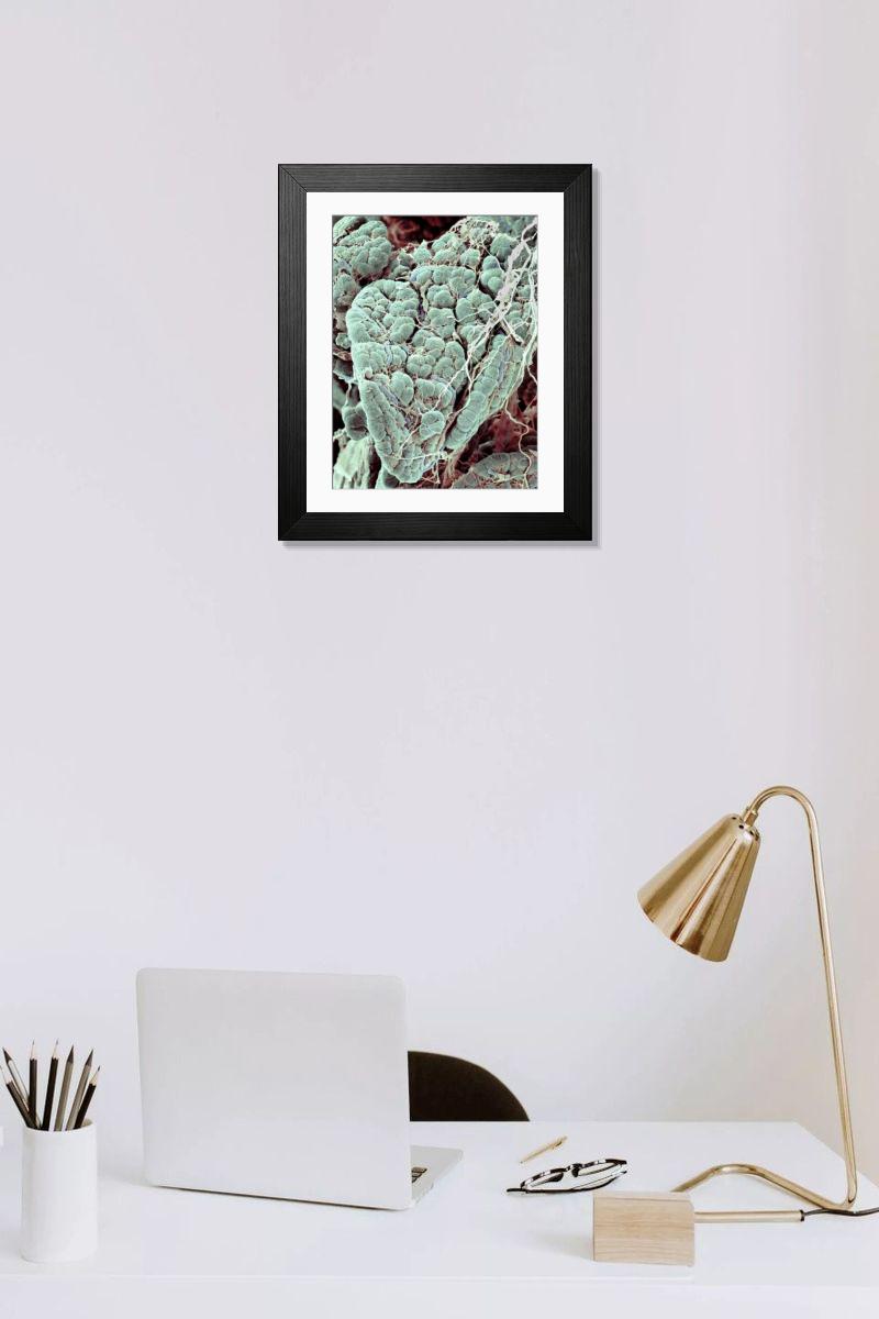 Shown hanging in a room: Modern 14"x12" (36x31cm)