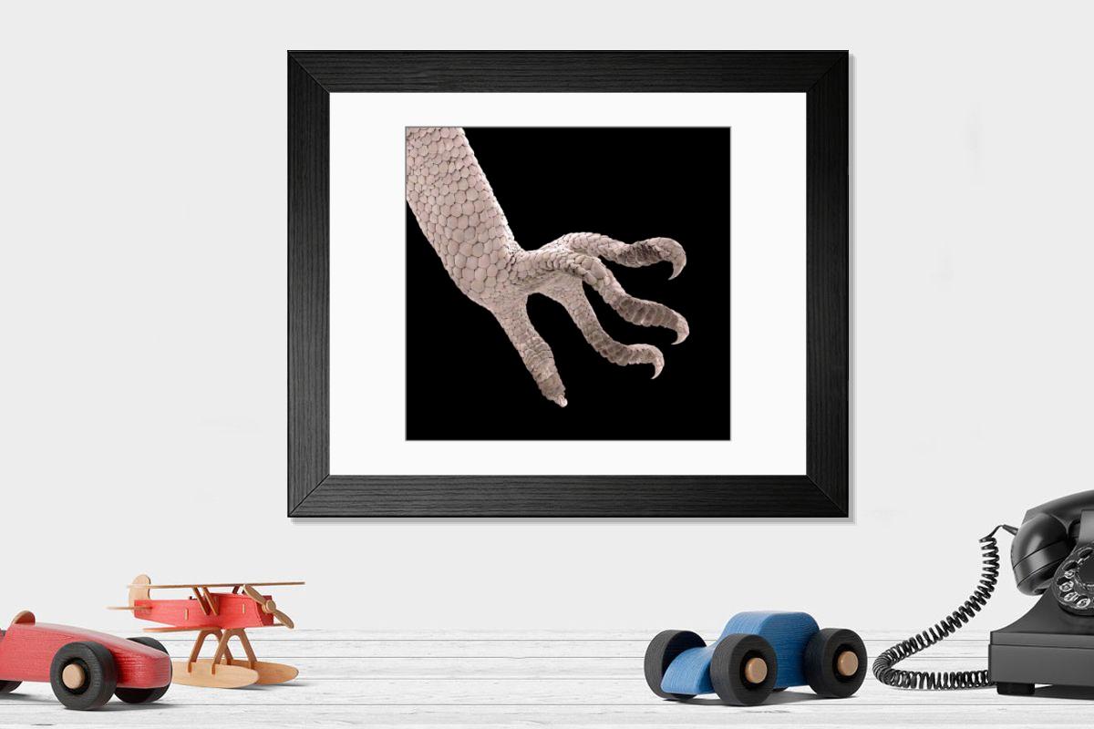 Shown hanging in a room: Modern 14"x12" (36x31cm)