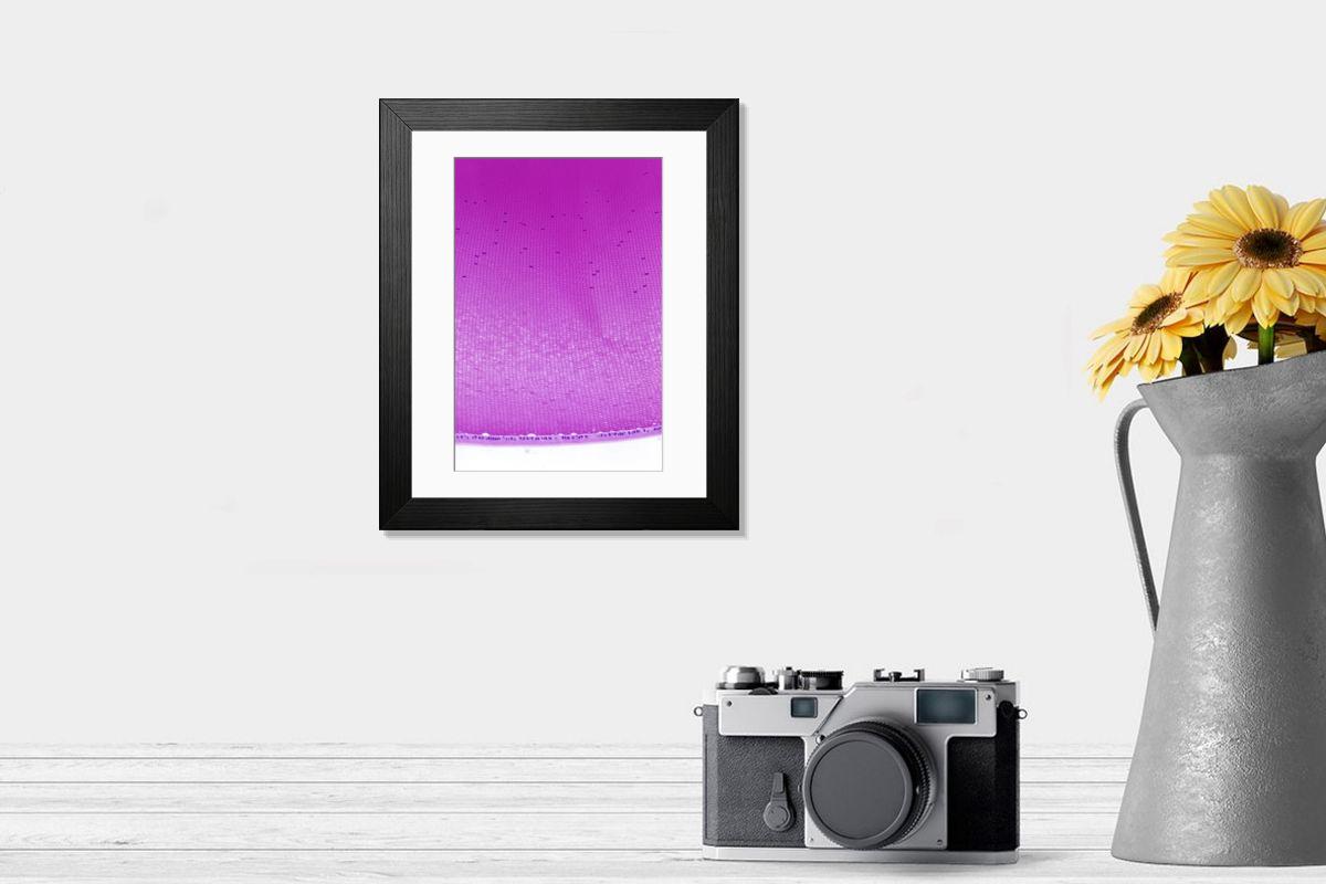 Shown hanging in a room: Modern 14"x12" (36x31cm)
