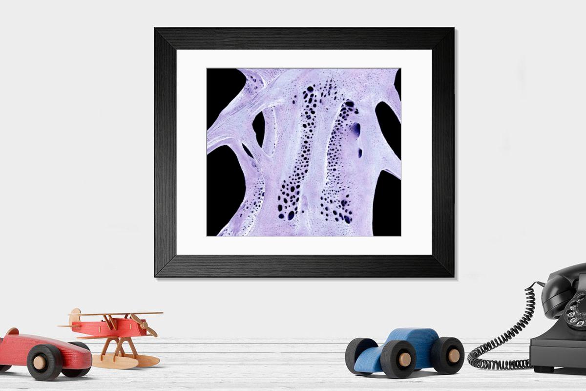 Shown hanging in a room: Modern 14"x12" (36x31cm)