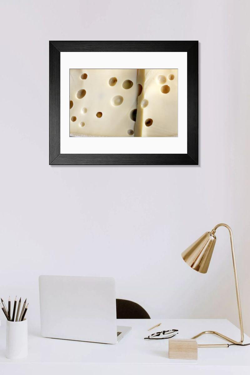 Shown hanging in a room: Modern 14"x12" (36x31cm)