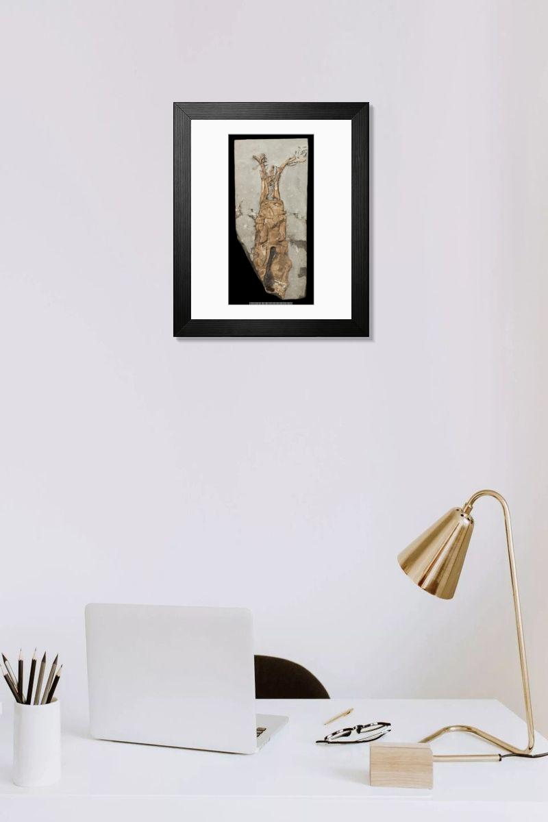 Shown hanging in a room: Modern 14"x12" (36x31cm)