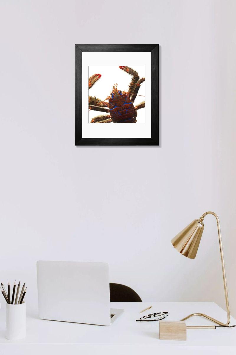 Shown hanging in a room: Modern 14"x12" (36x31cm)