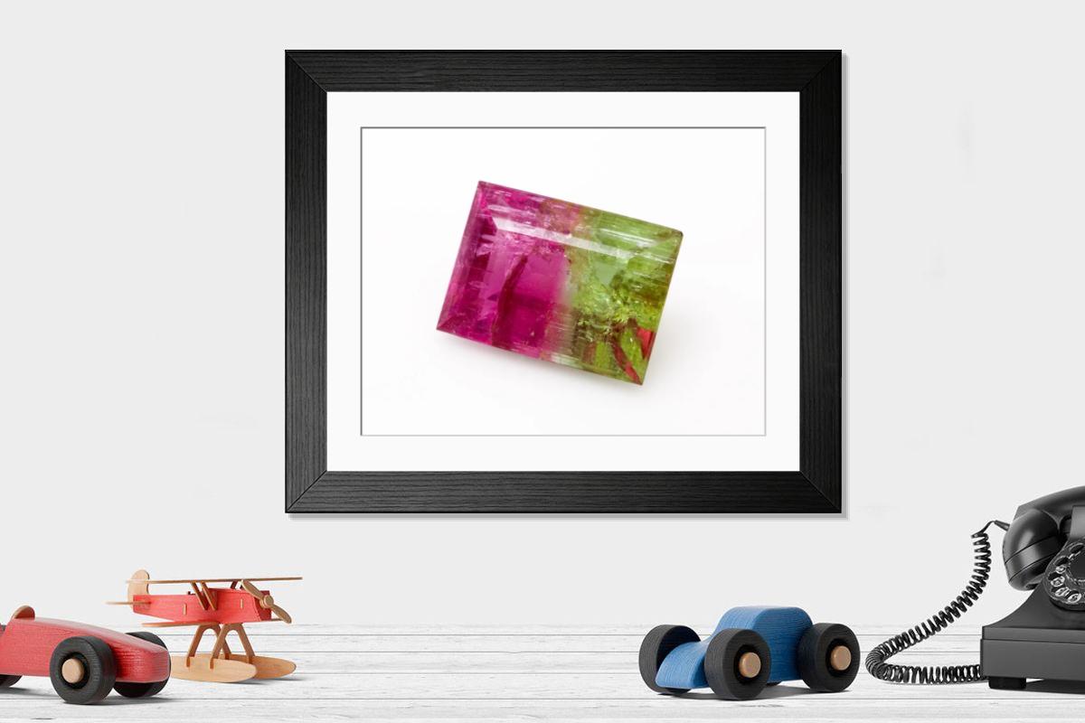 Shown hanging in a room: Modern 14"x12" (36x31cm)