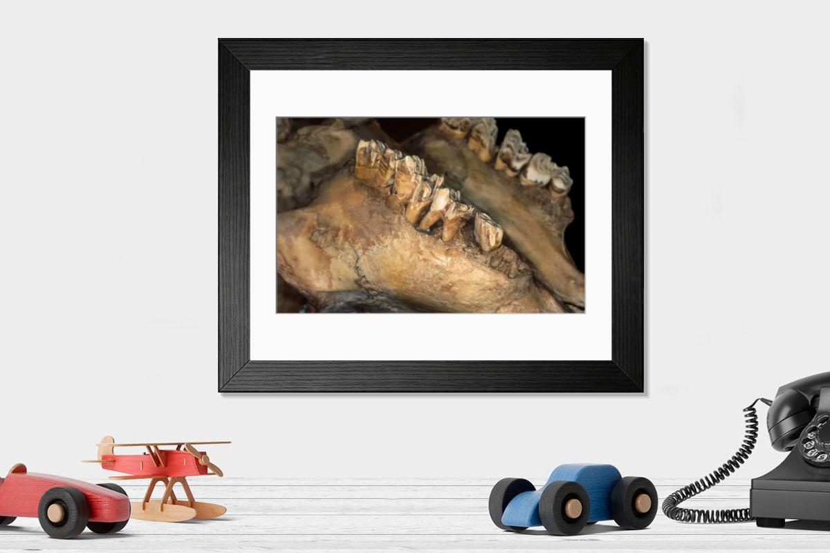 Shown hanging in a room: Modern 14"x12" (36x31cm)