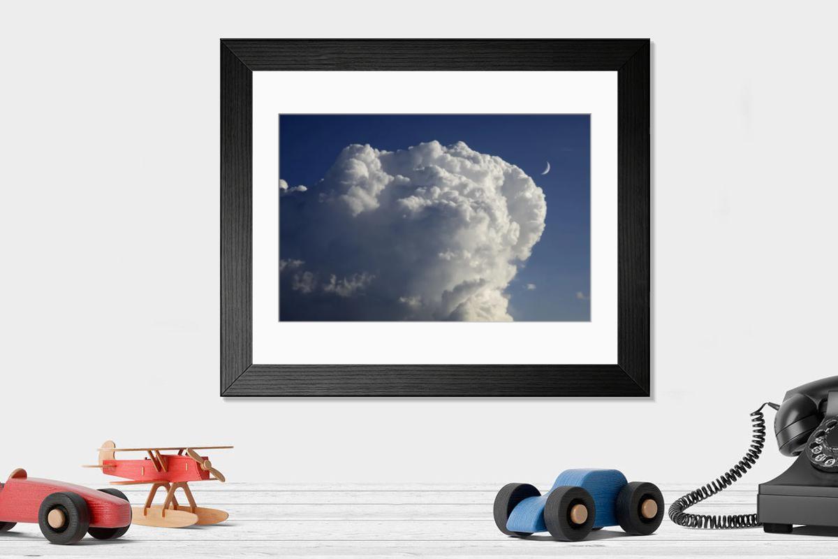 Shown hanging in a room: Modern 14"x12" (36x31cm)