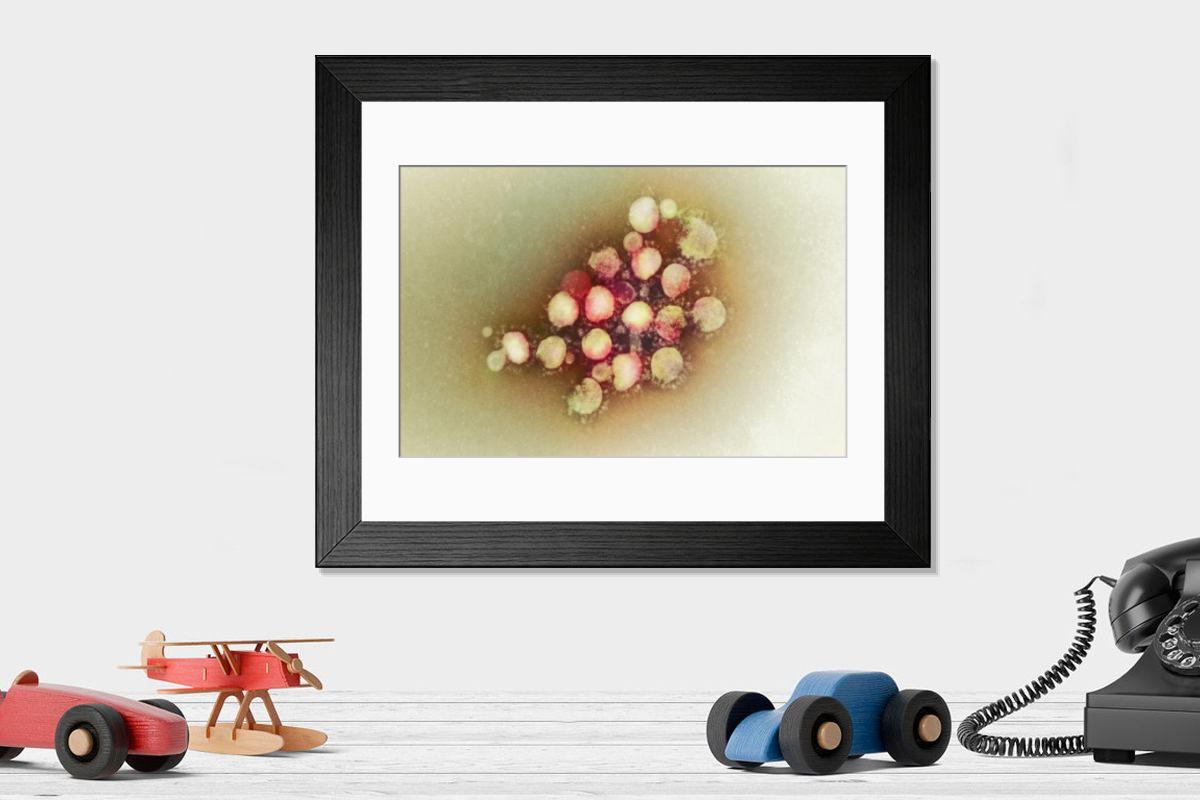Shown hanging in a room: Modern 14"x12" (36x31cm)