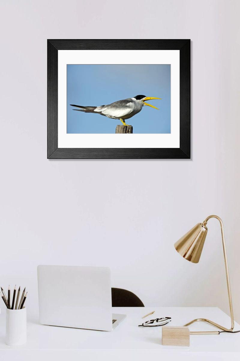 Shown hanging in a room: Modern 14"x12" (36x31cm)