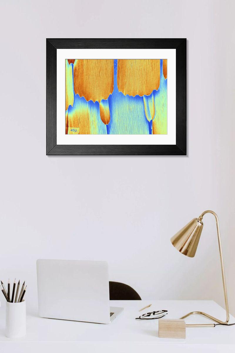 Shown hanging in a room: Modern 14"x12" (36x31cm)