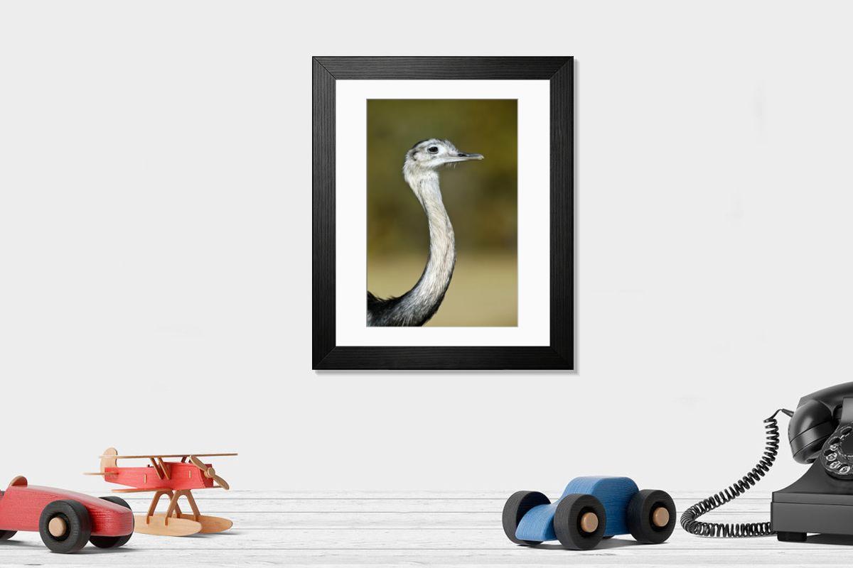 Shown hanging in a room: Modern 14"x12" (36x31cm)