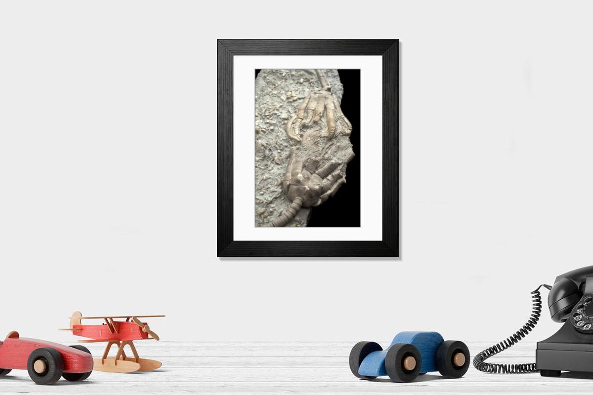 Shown hanging in a room: Modern 14"x12" (36x31cm)
