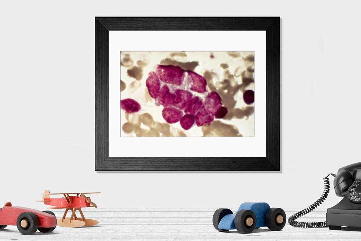 Shown hanging in a room: Modern 14"x12" (36x31cm)