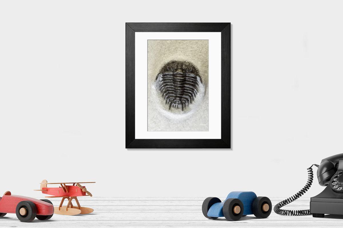 Shown hanging in a room: Modern 14"x12" (36x31cm)