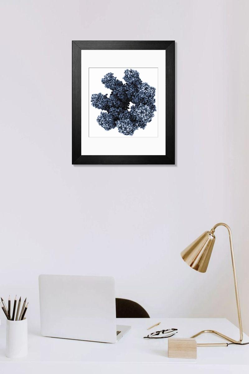 Shown hanging in a room: Modern 14"x12" (36x31cm)