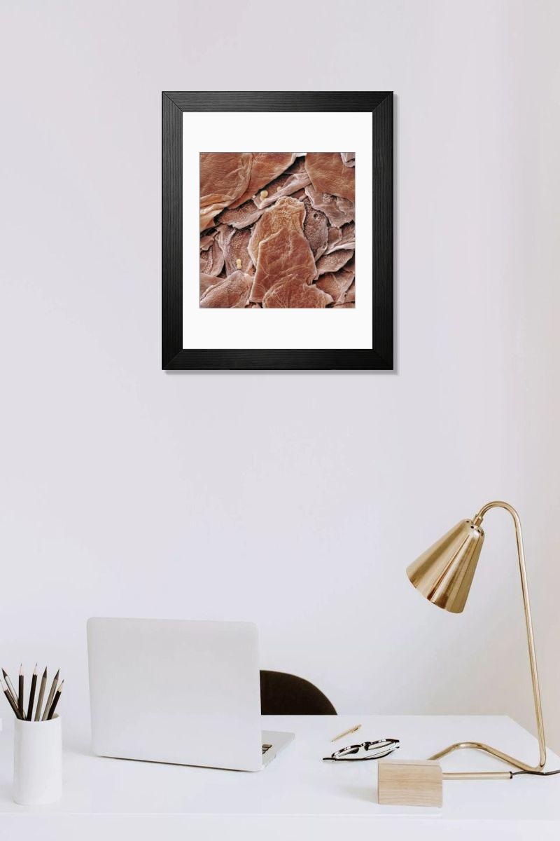 Shown hanging in a room: Modern 14"x12" (36x31cm)