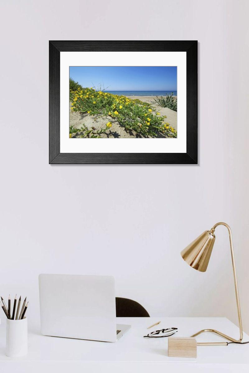Shown hanging in a room: Modern 14"x12" (36x31cm)