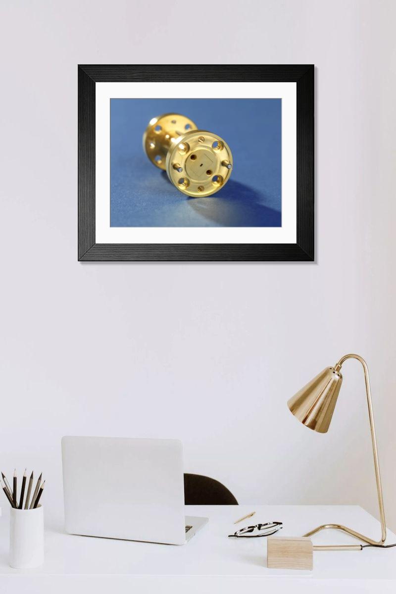 Shown hanging in a room: Modern 14"x12" (36x31cm)