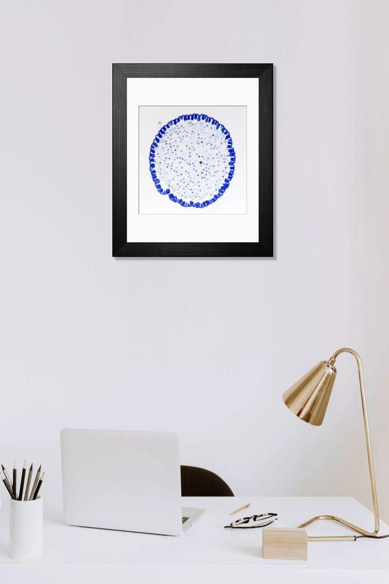Shown hanging in a room: Modern 14"x12" (36x31cm)